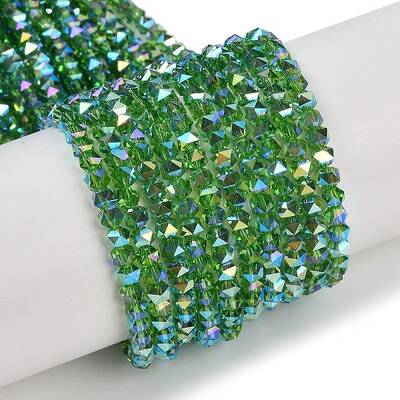 Electroplate Glass Beads Strands