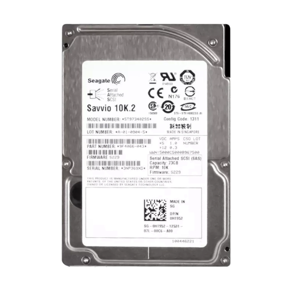 9F4066-043 Seagate 73GB 3Gb/s SAS 10000 2.5-inch 16MB Hard Drive