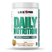 Daily Nutrition By Like A Pro Supplements, Fruits, Greens and Reds