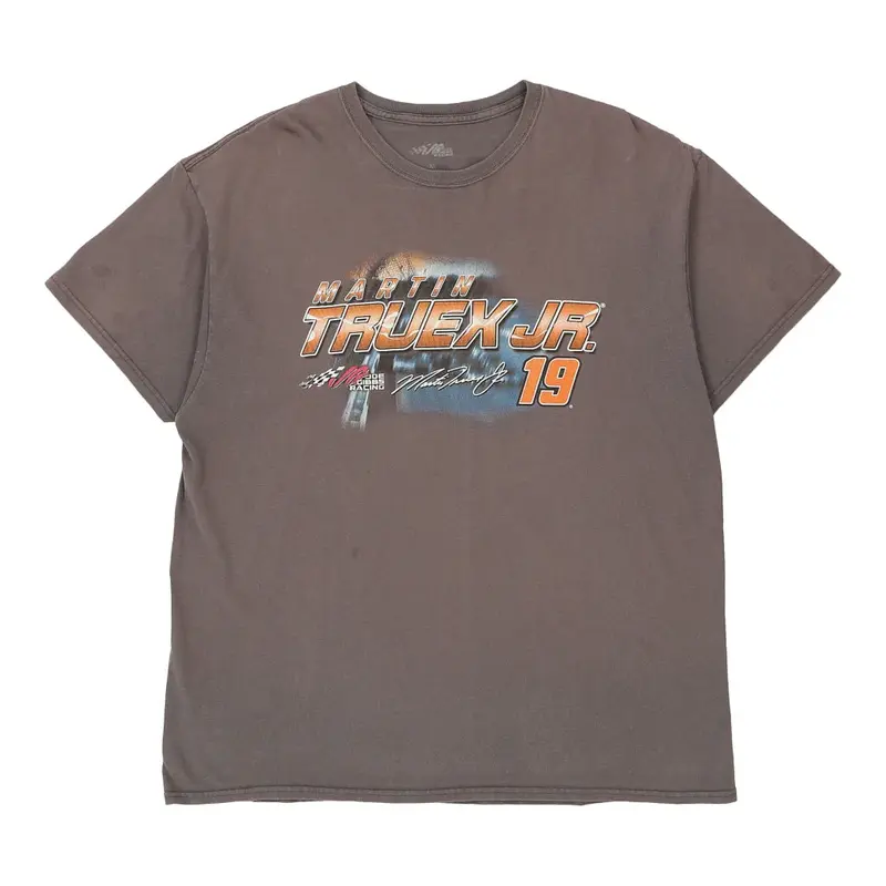 Martin Truex Jr. 19 Joe Gibbs Racing Nascar T-Shirt - XL Brown Cotton