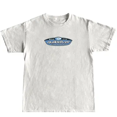 Retro 90s Quiksilver performance skateboarding crew neck T-shirt, retro 90s Quiksilver surfing T-shirt, unisex crew neck