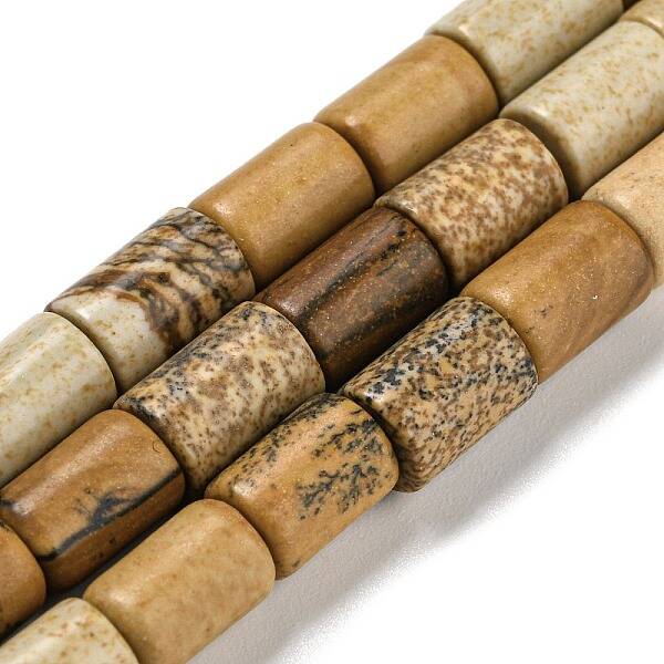 Natural Picture Jasper Beads Strands