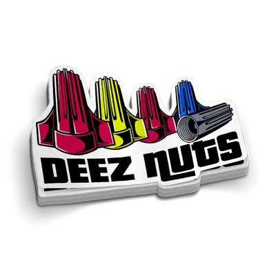Deez Nuts 5 Inch Decal
