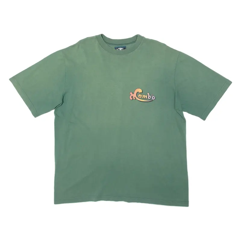 MAMBO Oversized Mens T-Shirt Green M