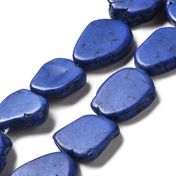 Synthetic Turquoise Dyed Beads Strands