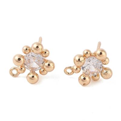 Brass Stud Earring Findings
