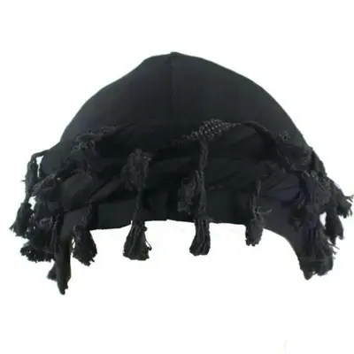 Men's Casual Turban Hat with Tassel Design Fashionable Trendy Plain Color Suitable for Party Daily Wear All Match Exquisite I...