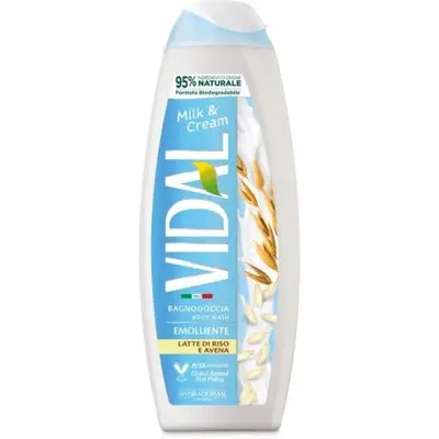 Vidal Vidal Shower gel 500 ml Milk and Cream