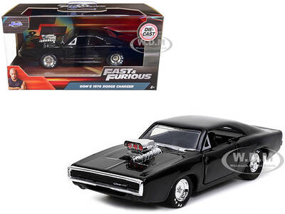 Dom's 1970 Dodge Charger 500 Black Fast & Furious 9 F9 (2021) Movie 1/32 Diecast Model Car by Jada