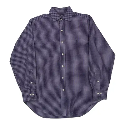 Polo Ralph Lauren Checked Shirt - Large Purple Cotton
