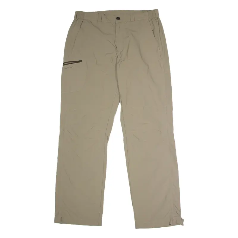 QUECHUA Outdoor Mens Trousers Beige Regular Straight W32 L32