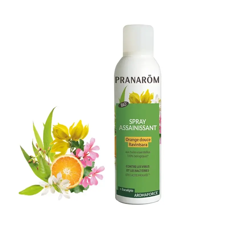 Pranarôm Aromaforce Sanitizing Spray Sweet Orange - Ravintsara Bio 75ml