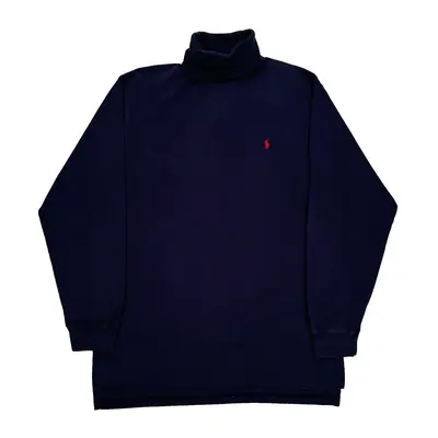 Polo By Ralph Lauren Sweatshirt - XL Navy Cotton