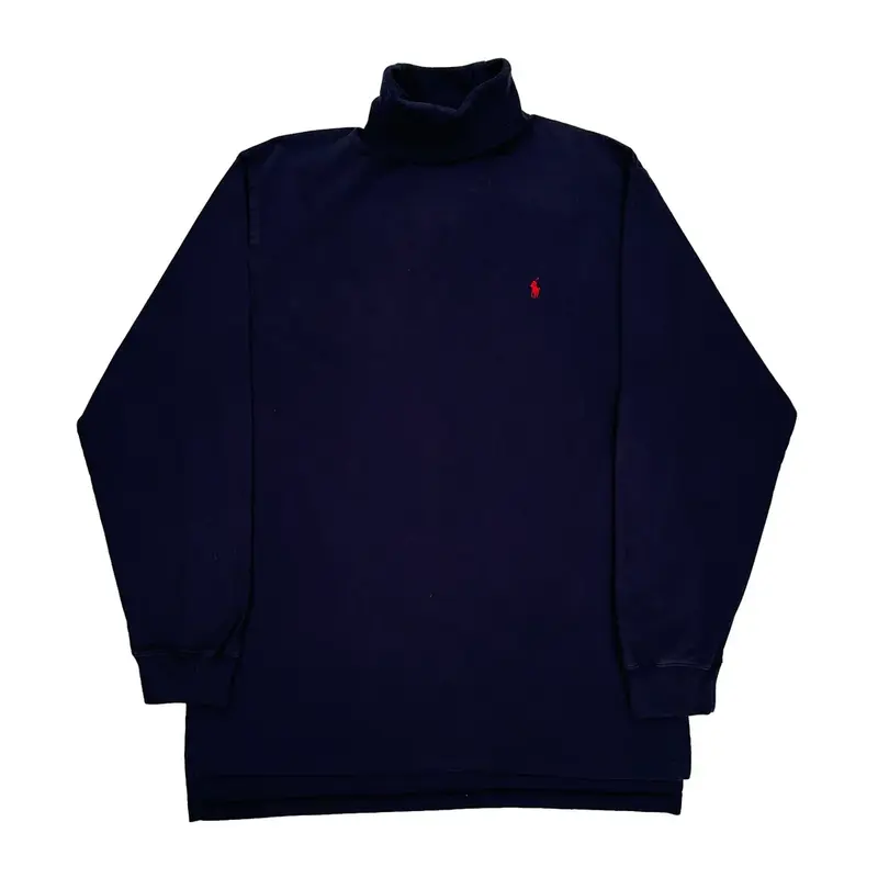 Polo By Ralph Lauren Sweatshirt - XL Navy Cotton