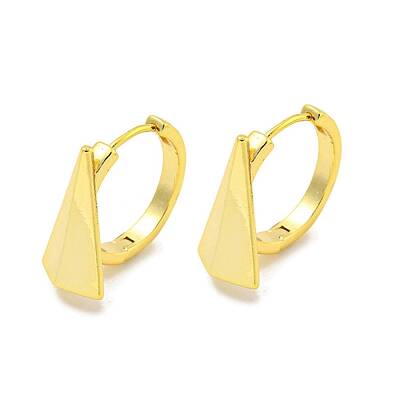 Brass Hoop Earrings