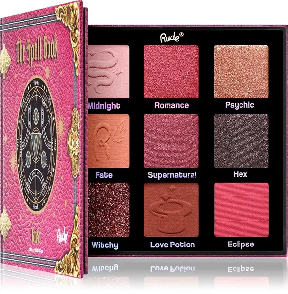 Rude Cosmetics The Spell Book Eyeshadow Palette Color Lust 10.8g