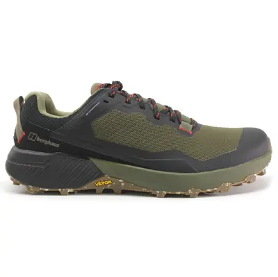 Berghaus Revolute Active Shoe Textile Synthetic Men's Lace Up Shoes - Black Dark Green - Size:US 9 Men