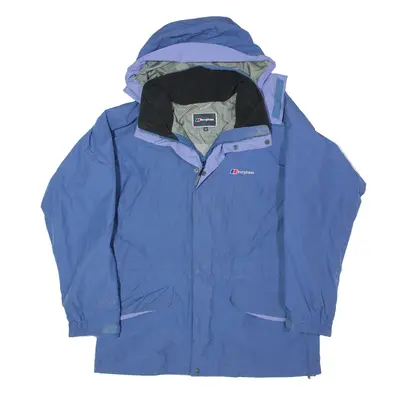BERGHAUS Rain Jacket Blue Womens L