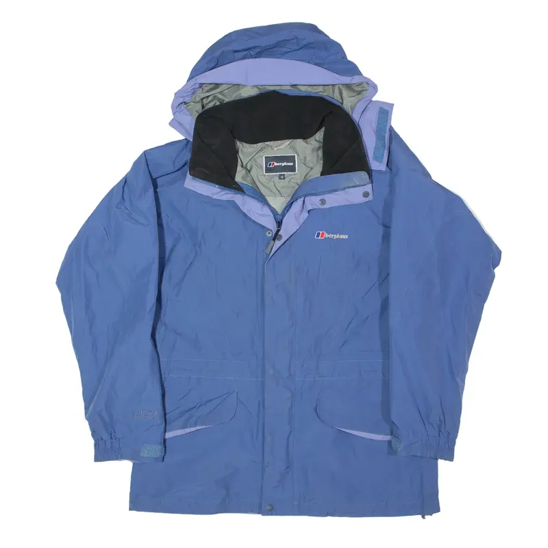 BERGHAUS Rain Jacket Blue Womens L
