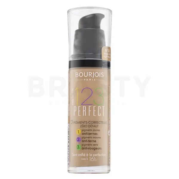 Fondotinta Bourjois 123 Perfect fondotinta 53 Beige Chiaro 30 ml