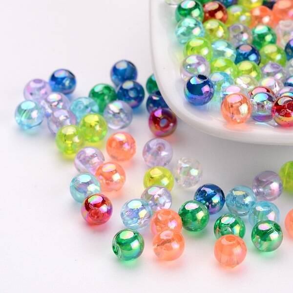 Eco-Friendly Transparent Acrylic Beads