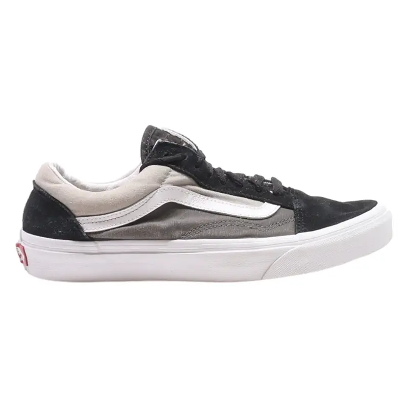 VANS Low Top Trainers Grey Canvas Mens UK 6