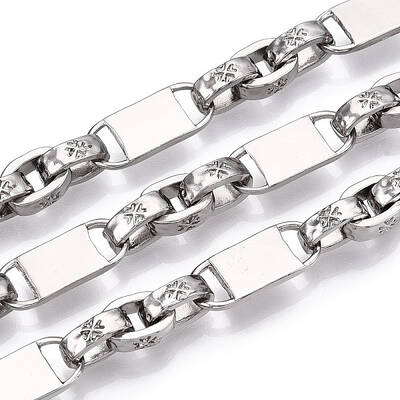 Alloy Irregularity Lock Link Chain