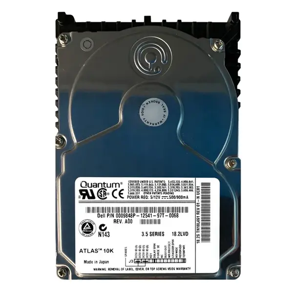 9848P Dell 18GB Ultra-160 SCSI 10000 3.5-inch 4MB Hard Drive
