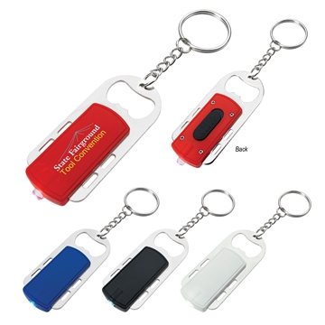 250 Promotional Bottle Opener Key Light - LED & Multi-Function