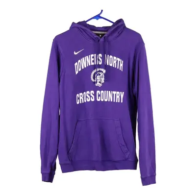 Downers North Cross Country Nike Hoodie - Small Purple Cotton Blend