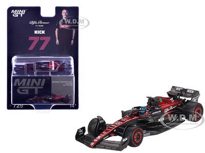 Alfa Romeo C43 #77 Valtteri Bottas Alfa Romeo F1 Team Kick Formula One F1 Australian GP (2023) Limited Edition 1/64 Diecast M...