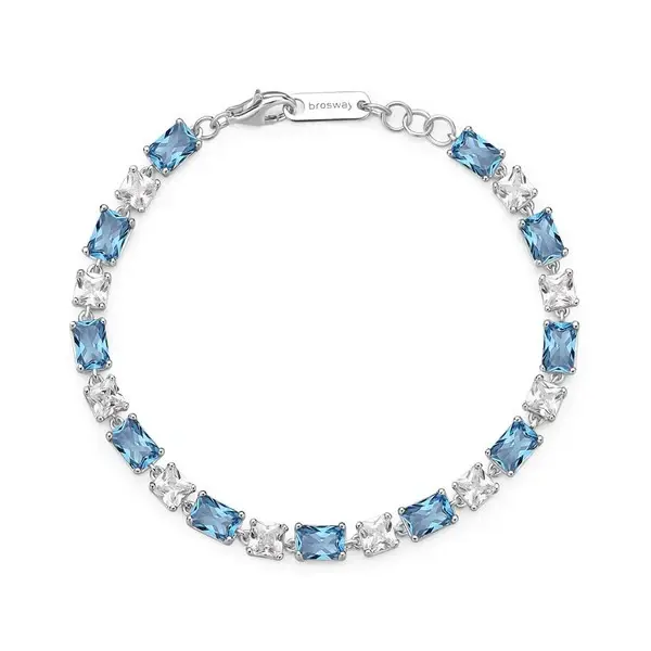 Brosway Fancy Freedom Blue Cubic Zirconia Silver Bracelet FFB16