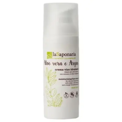 La saponaria Aloe Vera and Argan Moisturizing Face Cream 50 ml