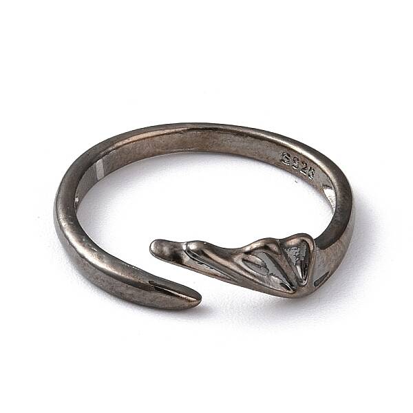 Alloy Wing Open Cuff Ring for Women