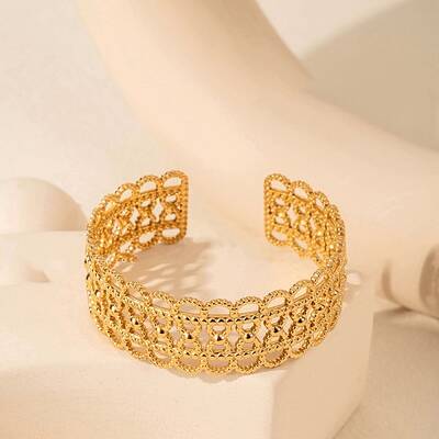 304 Stainless Steel Cuff Bangles for Women