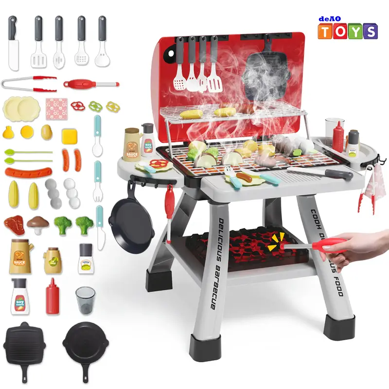 deAO BBQ Grill Playset,23.6\