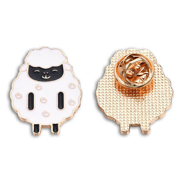 Sheep Shape Enamel Pin