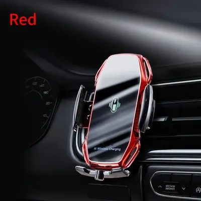 15W Car Wireless Charger, 1 Count Car Air Vent Wireless Charger, Universal Wireless Charging Phone Holder, Infrared Induction...