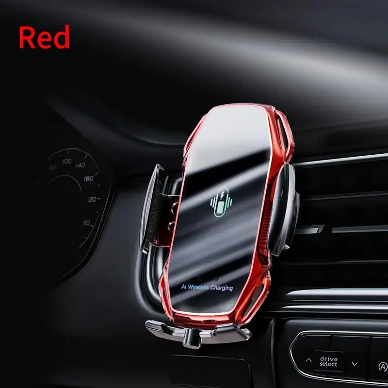 15W Car Wireless Charger, 1 Count Car Air Vent Wireless Charger, Universal Wireless Charging Phone Holder, Infrared Induction...