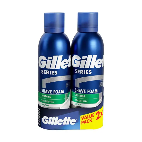 Gillette Soothing Shaving Foam Gift Set 2 x 200ml