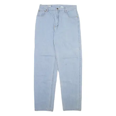 GARRY Womens Jeans Blue Relaxed Mom W30 L32