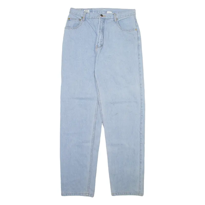 GARRY Womens Jeans Blue Relaxed Mom W30 L32