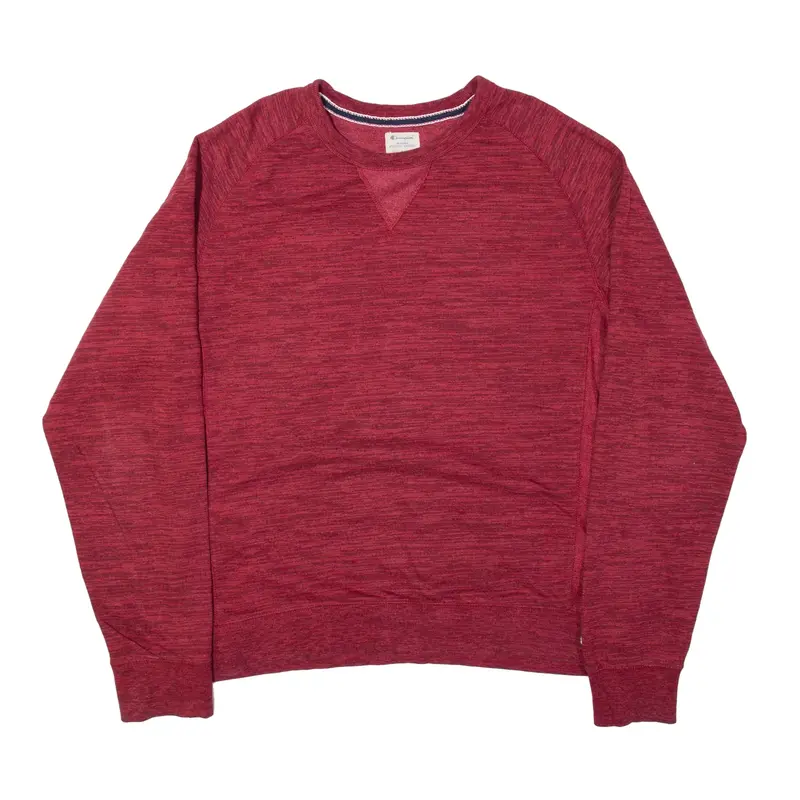 CHAMPION Sweatshirt Red Crew Neck Mens XL