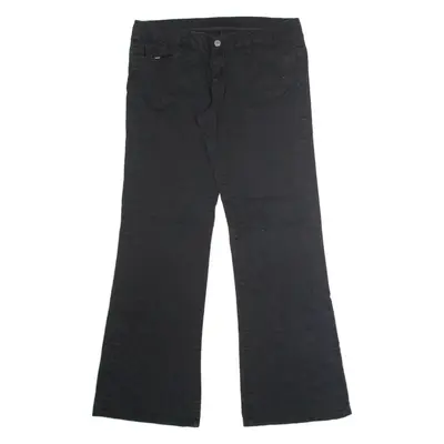 DICKIES Workwear Womens Trousers Black Regular Flared W34 L32