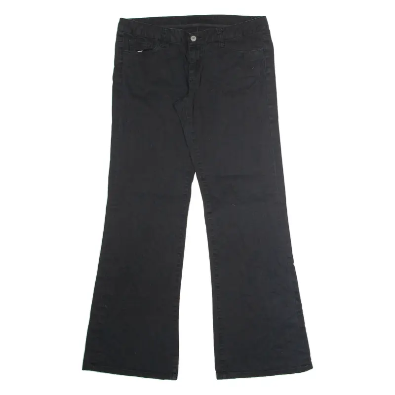 DICKIES Workwear Womens Trousers Black Regular Flared W34 L32