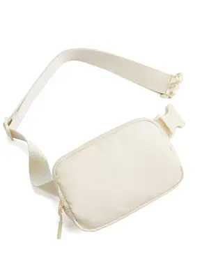 Women's Solid Color Fanny Pack, Fashionable Casual Versatile Zipper Chest Bag for Daily Used, Trendy All-match Sling Bag for ...