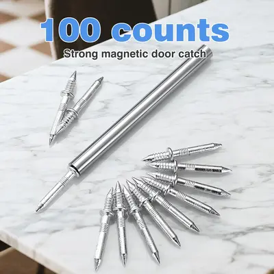 100 Counts Double-Headed Skirting Thread Seamless Nail Non Marking, Seamless Baseboard Screws