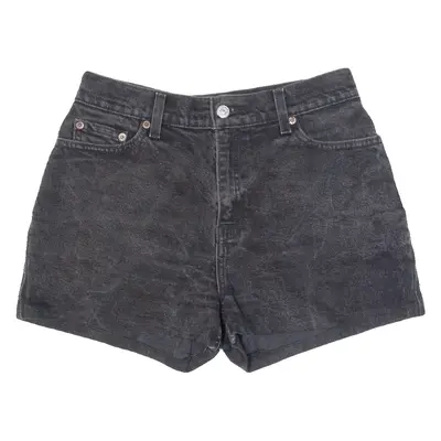 LEVI'S 550 Womens Denim Shorts Black S W28
