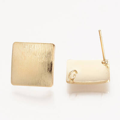 Brass Ear Stud Findings