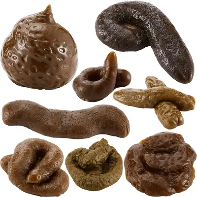 Prank Poop Props Fun Poop Toys Poop Figurines Fake Poop Classic Brown Poop Rubber Poop Fun Party Supplies for Hide Seek Games...